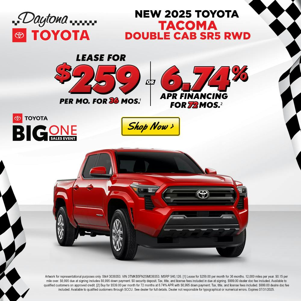 2025 TOYOTA TACOMA – JULY 2025