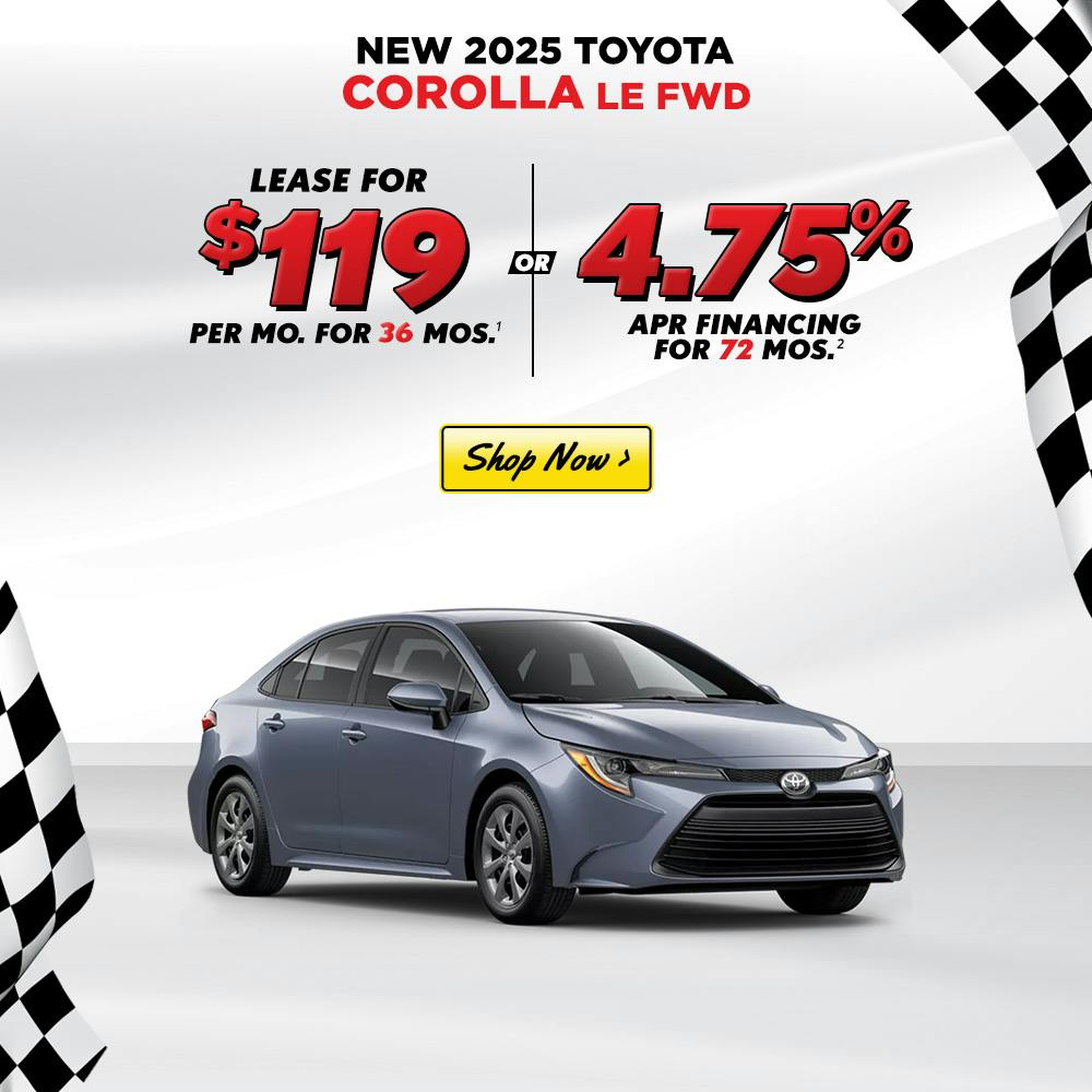 2025 TOYOTA COROLLA LE – OCT 2025