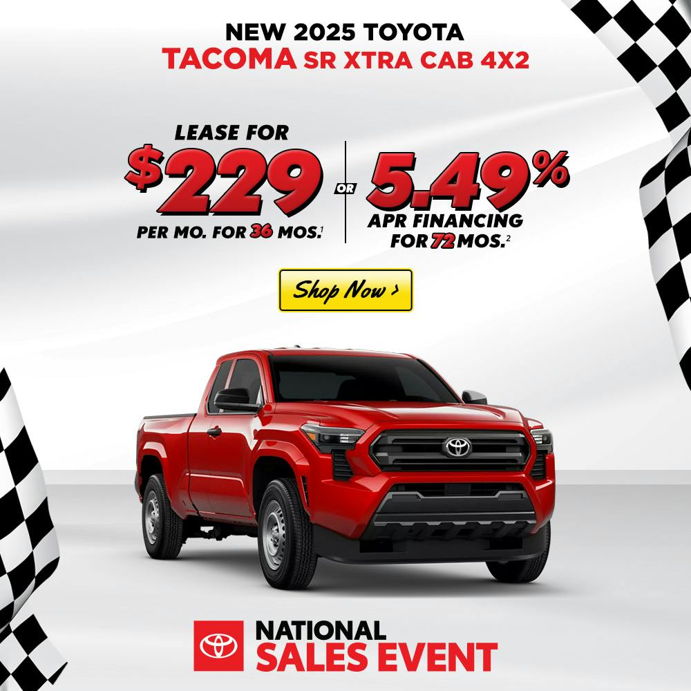 2025 TOYOTA TACOMA – AUG 2025