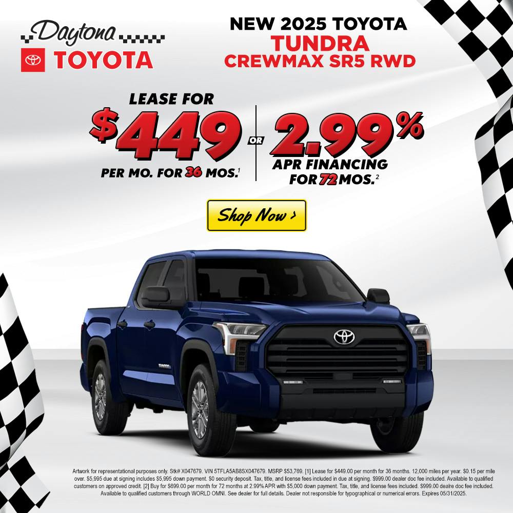 2025 TOYOTA TUNDRA – MAY 2025
