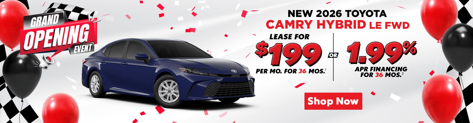 Nov – Grand Opening Camry Hybrid