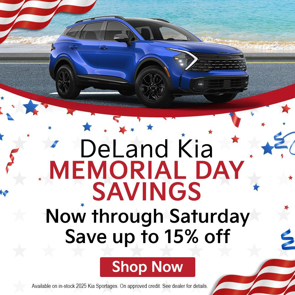 Memorial Day – 4 Day Savings