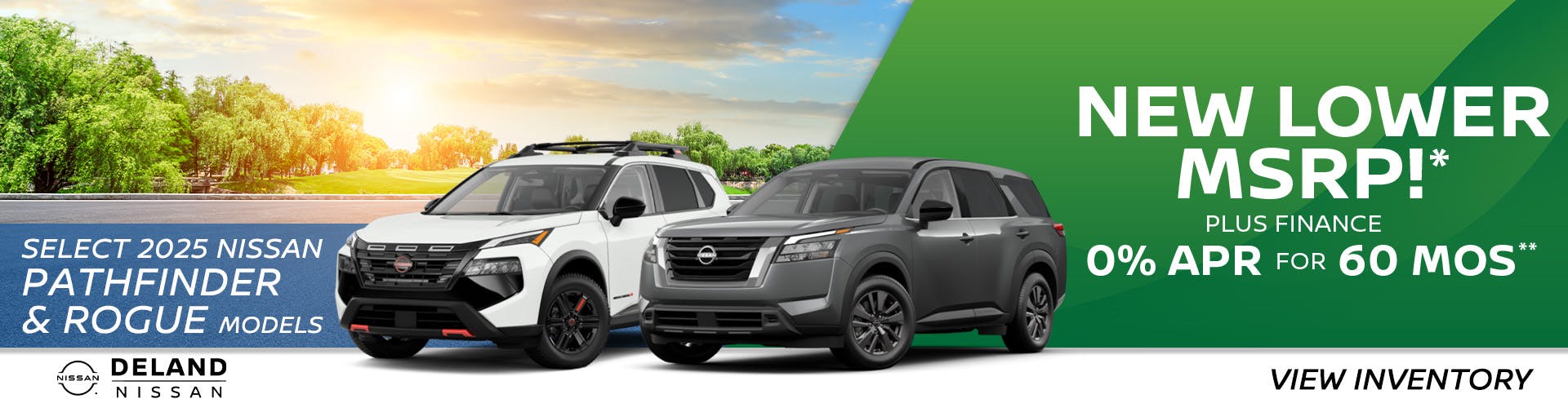 Select 2025 Nissan Pathfinder and Rogue Models