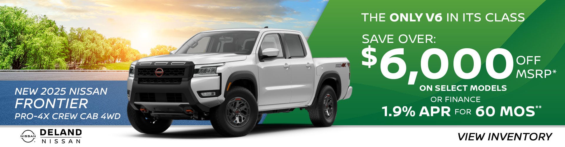 New 2025 Nissan Frontier PRO-4X Crew Cab 4WD