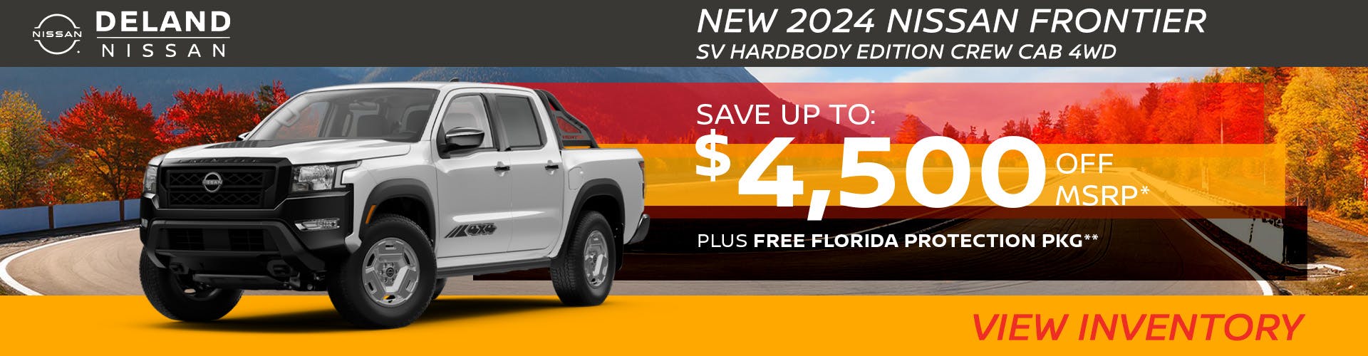 New 2024 Nissan Frontier SV Hardbody Edition Crew Cab 4WD