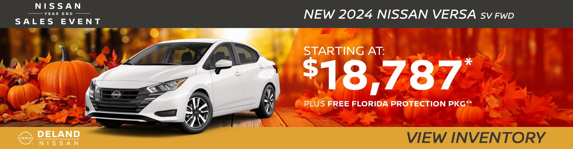 New 2024 Nissan Versa SV FWD