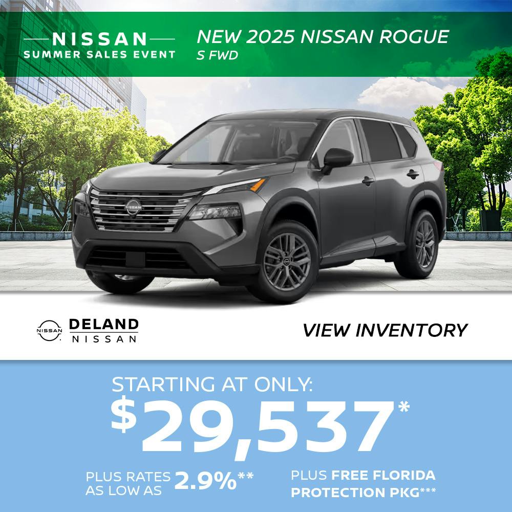 New 2025 Nissan Rogue S FWD