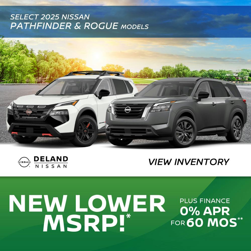 Select 2025 Nissan Pathfinder and Rogue Models