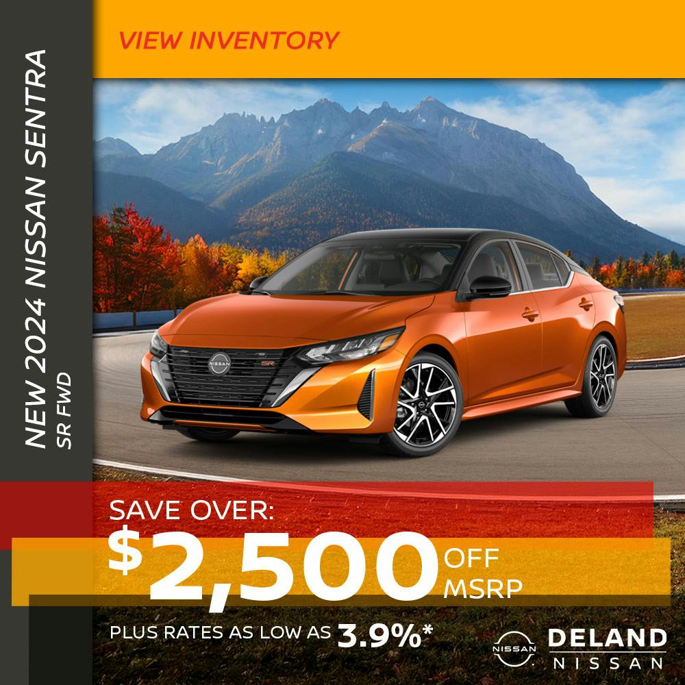 New 2024 Nissan Sentra SR FWD | DeLand Nissan