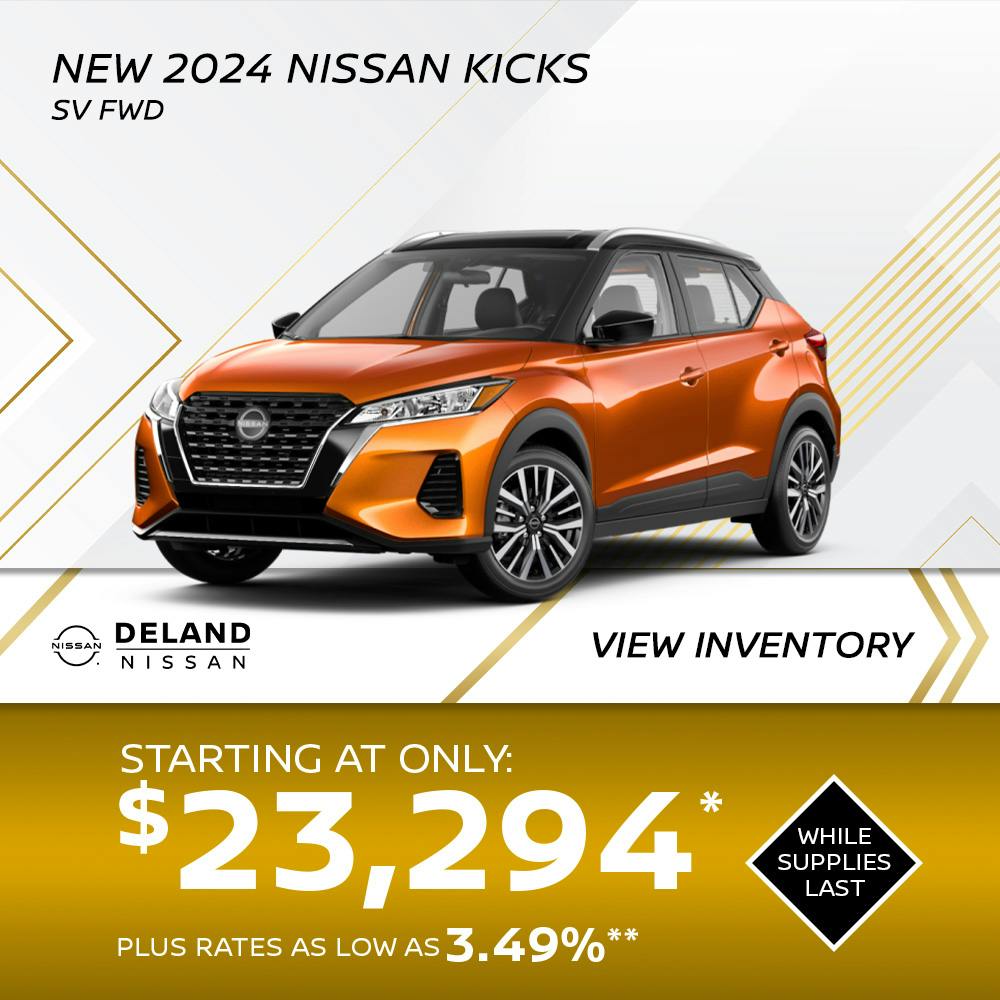 New 2024 Nissan Kicks SV FWD | DeLand Nissan