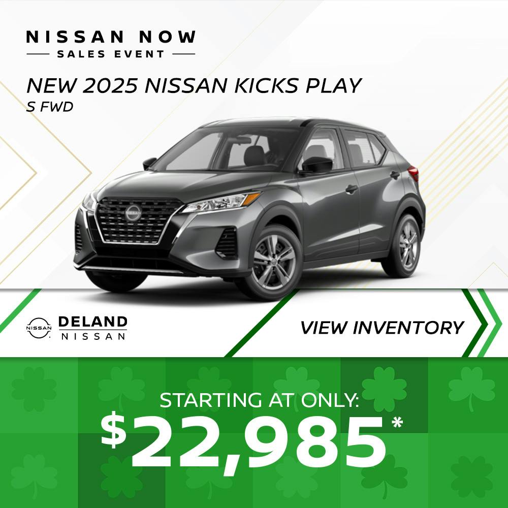 New 2025 Nissan Kicks Play S FWD