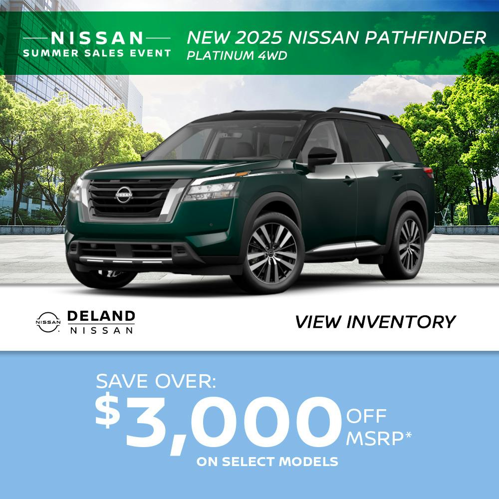 New 2025 Nissan Pathfinder Platinum 4WD