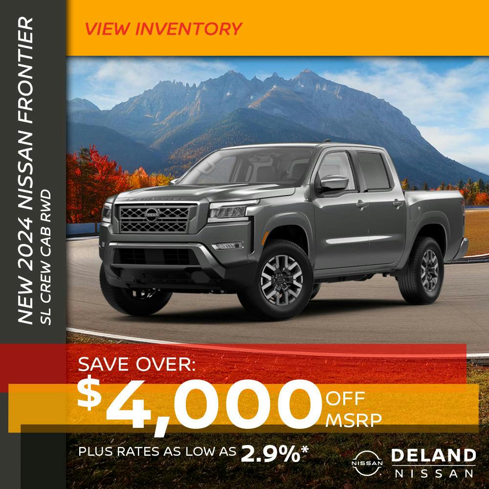 New 2024 Nissan Frontier SL Crew Cab RWD | DeLand Nissan