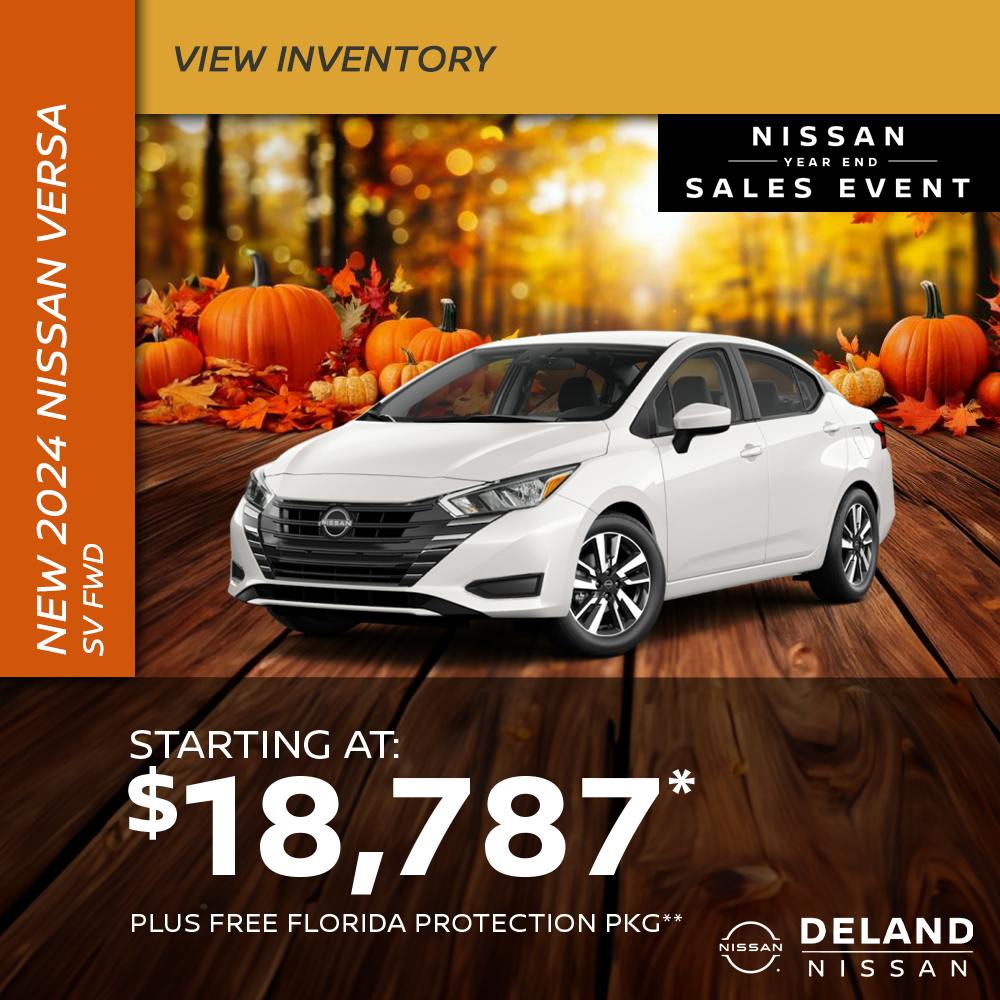 New 2024 Nissan Versa SV FWD