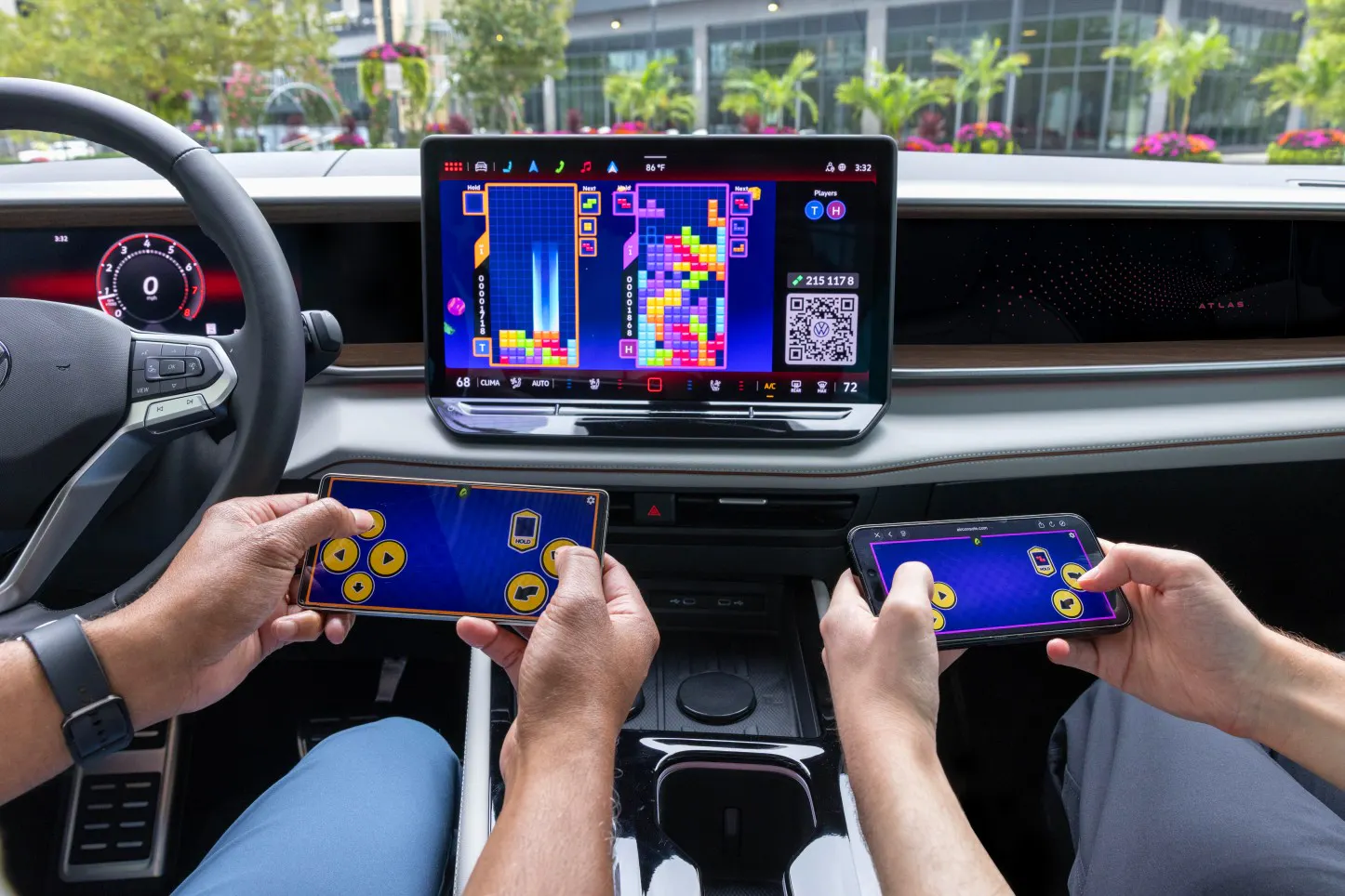 VW Debuts AirConsole In-Vehicle Gaming