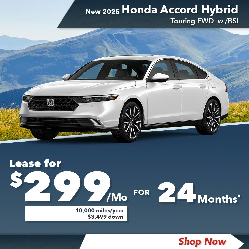 New 2025 Honda Accord Hybrid Touring FWD w /BSI | Diehl Honda of Massillon
