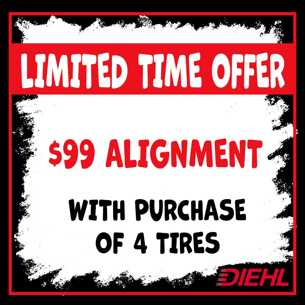 Alignment Special with Tire Purchase! | Diehl Honda of Massillon