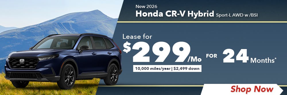 New 2026 Honda CR-V Hybrid Sport-L AWD w /BSI | Diehl Honda of Massillon