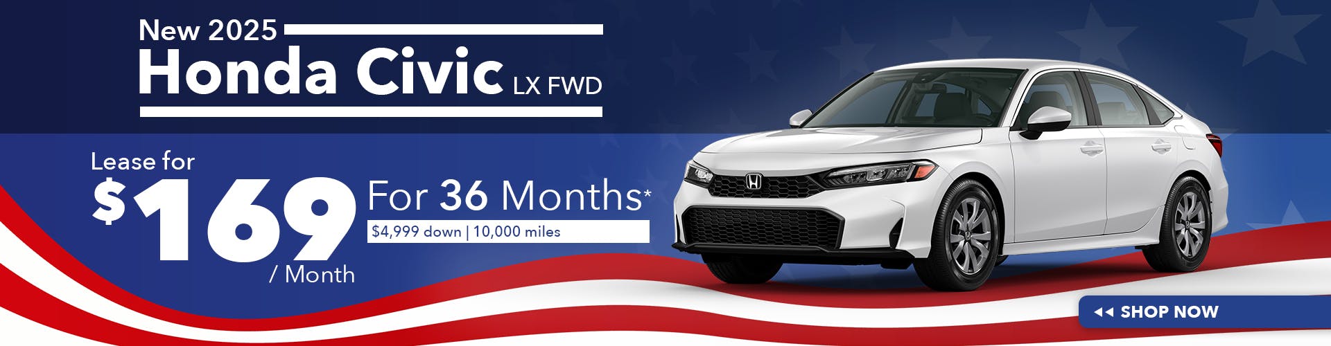 New 2025 Honda Civic LX FWD
