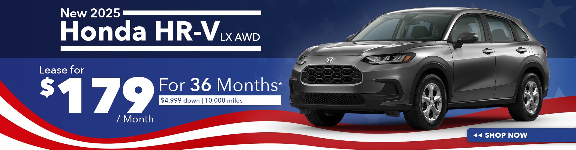 New 2025 Honda HR-V LX AWD