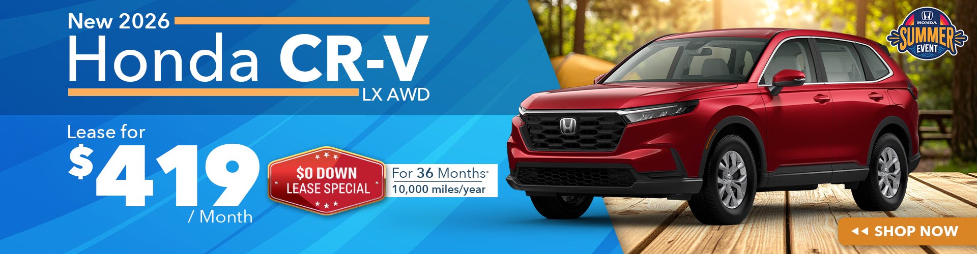 New 2026 Honda CR-V LX AWD