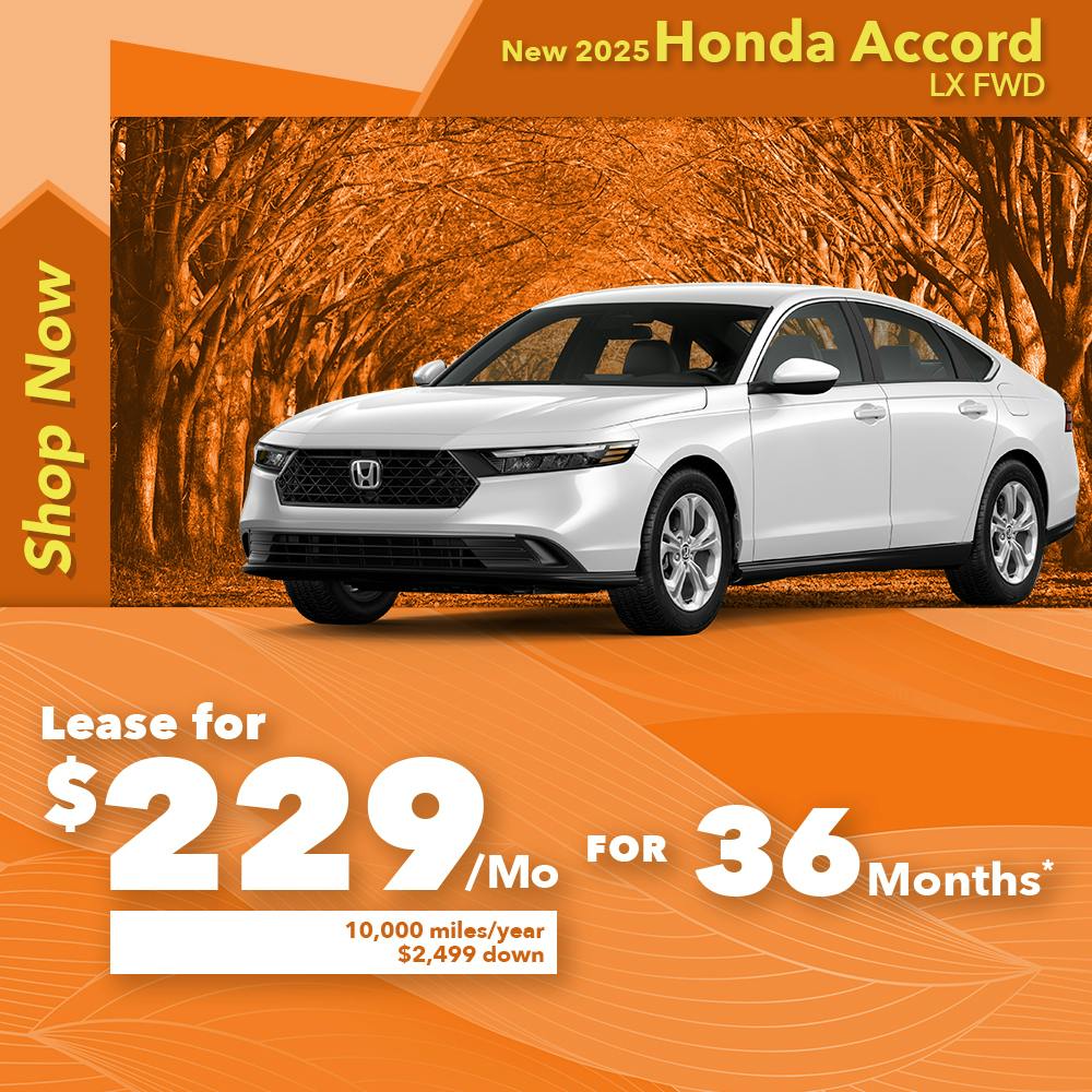 New 2025 Honda Accord LX FWD | Diehl Honda of Massillon