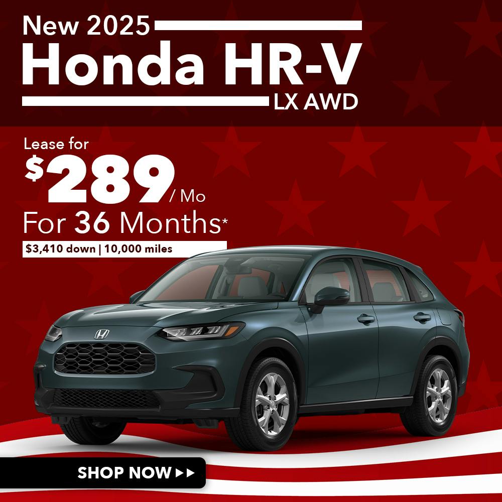New 2025 Honda HR-V LX AWD | Diehl Honda of Massillon