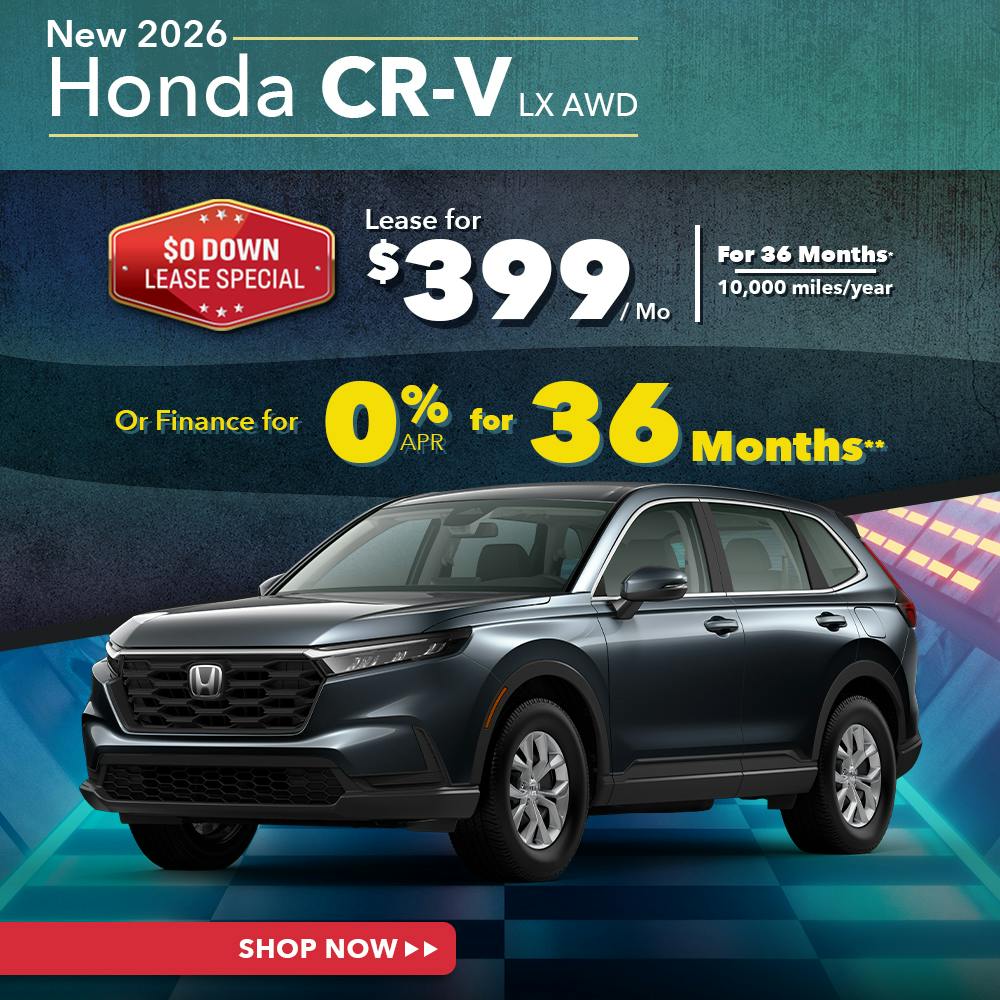 New 2026 Honda CR-V LX AWD | Diehl Honda of Massillon
