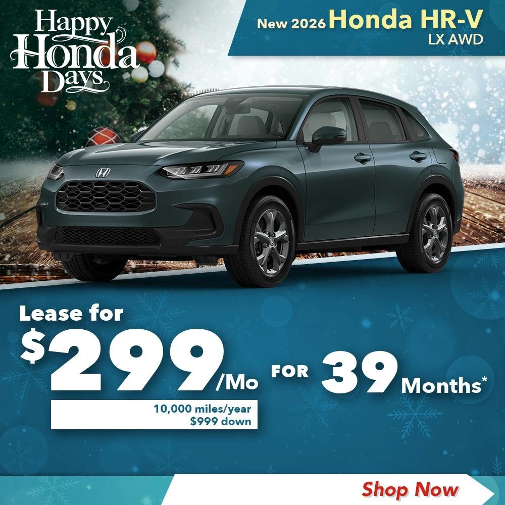 New 2026 Honda HR-V LX AWD | Diehl Honda of Massillon