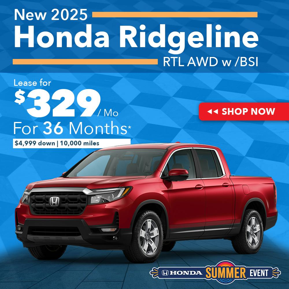 New 2025 Honda Ridgeline RTL AWD w /BSI | Diehl Honda of Massillon