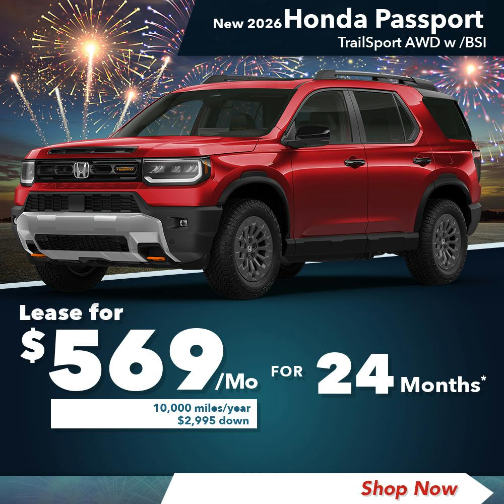 New 2026 Honda Passport TrailSport AWD w /BSI | Diehl Honda of Massillon