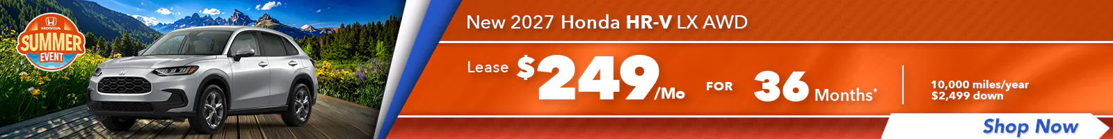 New 2027 Honda HR-V LX AWD