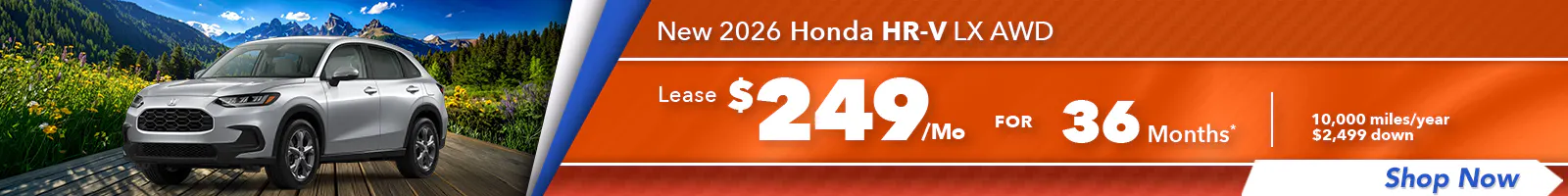 New 2026 Honda HR-V LX AWD