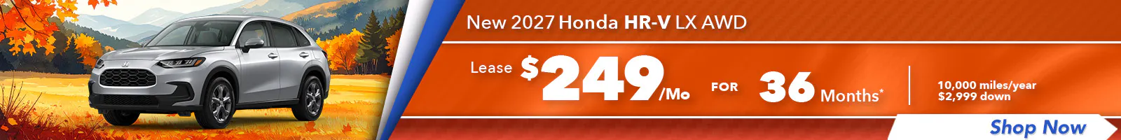 New 2027 Honda HR-V LX AWD