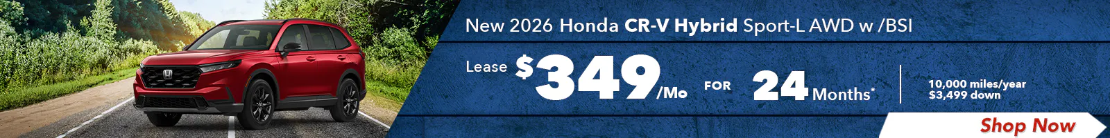New 2026 Honda CR-V Hybrid Sport-L AWD