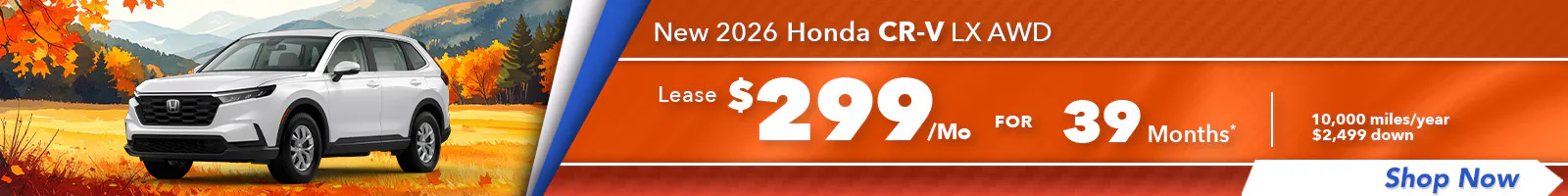 New 2026 Honda CR-V LX AWD