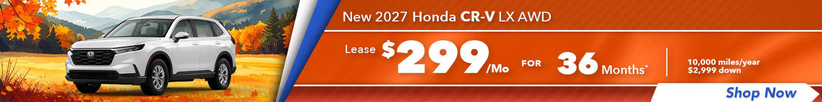 New 2027 Honda CR-V LX AWD