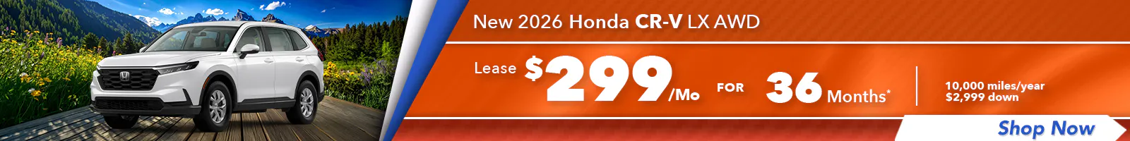 New 2026 Honda CR-V LX AWD