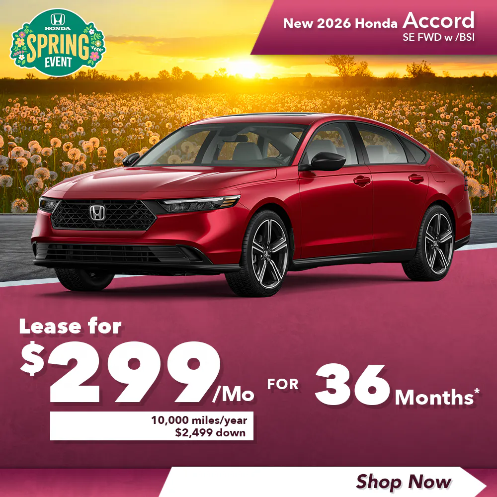 New 2026 Honda Accord SE FWD  w /BSI | Diehl Honda of Massillon