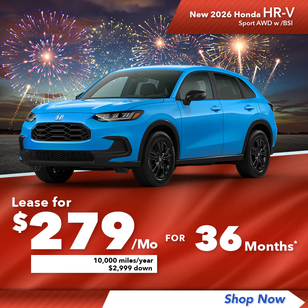 New 2026 Honda HR-V Sport AWD w /BSI | Diehl Honda of Massillon