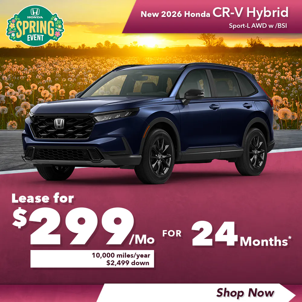 New 2026 Honda CR-V Hybrid Sport-L AWD w /BSI | Diehl Honda of Massillon