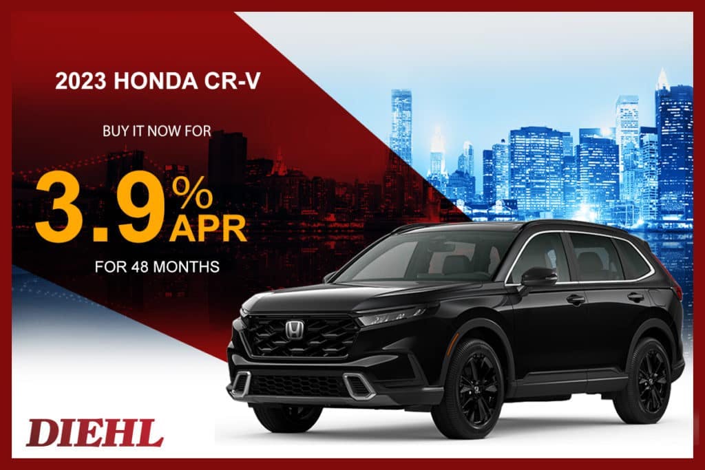 3.9% APR financing on 2023 Honda CR-V | Diehl Honda of Massillon