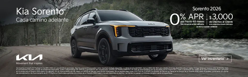 New 2026 Kia Sorento Cada Camino Adelante | Diehl Kia of Beaver