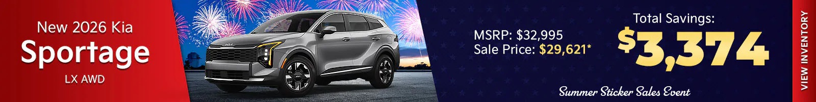 New 2026 Kia Sportage LX AWD – SRP
