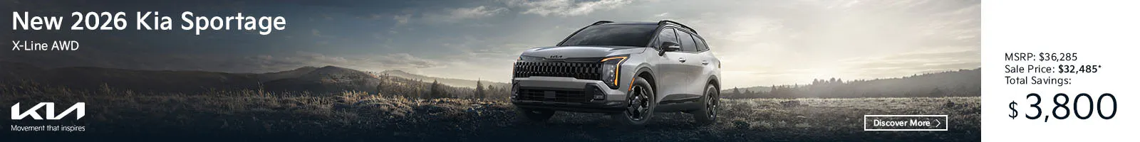 New 2026 Kia Sportage X-Line AWD