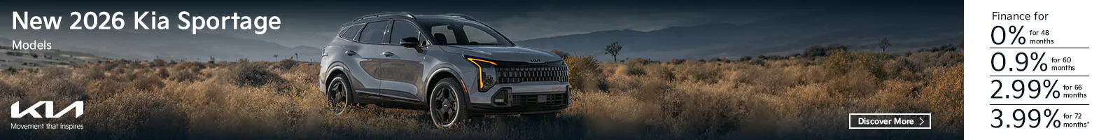 New 2026 Kia Sportage