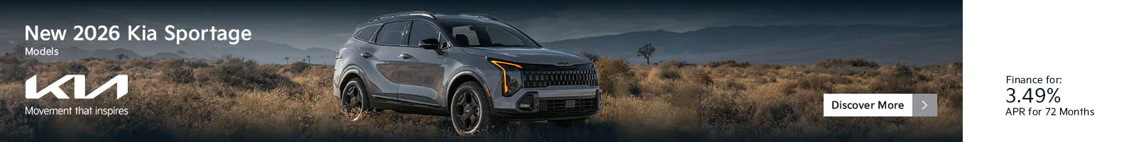 New 2026 Kia Sportage