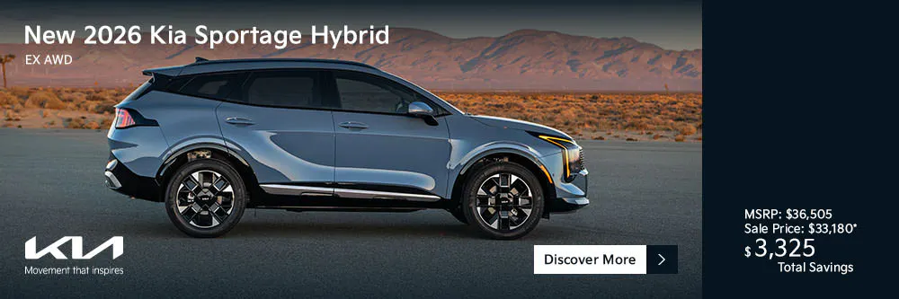 New 2026 Kia Sportage Hybrid EX AWD | Diehl Kia of Beaver