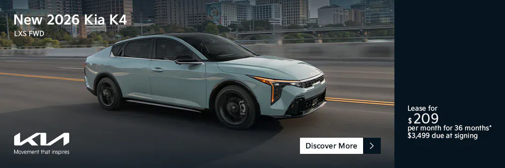 New 2026 Kia K4 LXS FWD | Diehl Kia of Beaver
