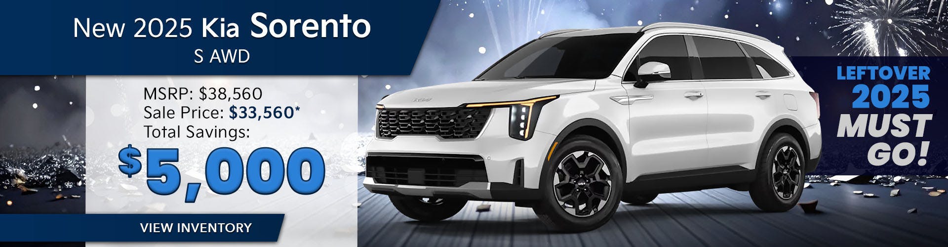 New 2025 Kia Sorento S AWD